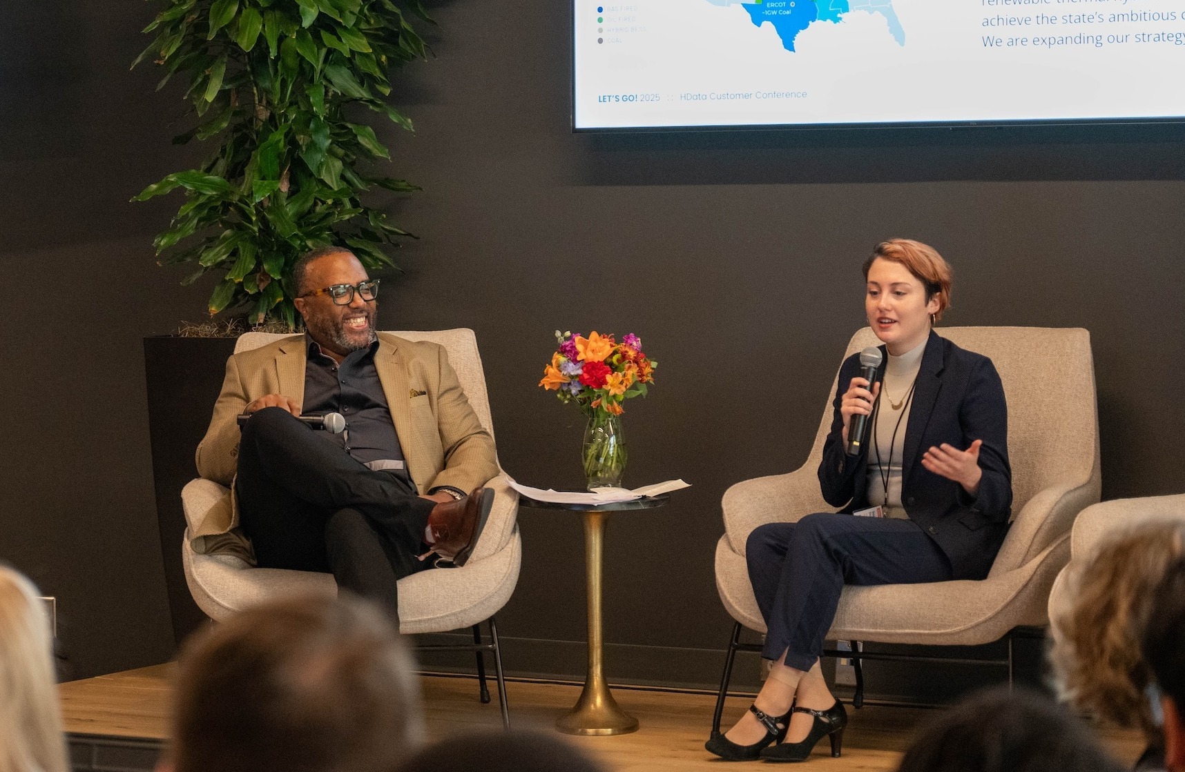 Panelists presenting