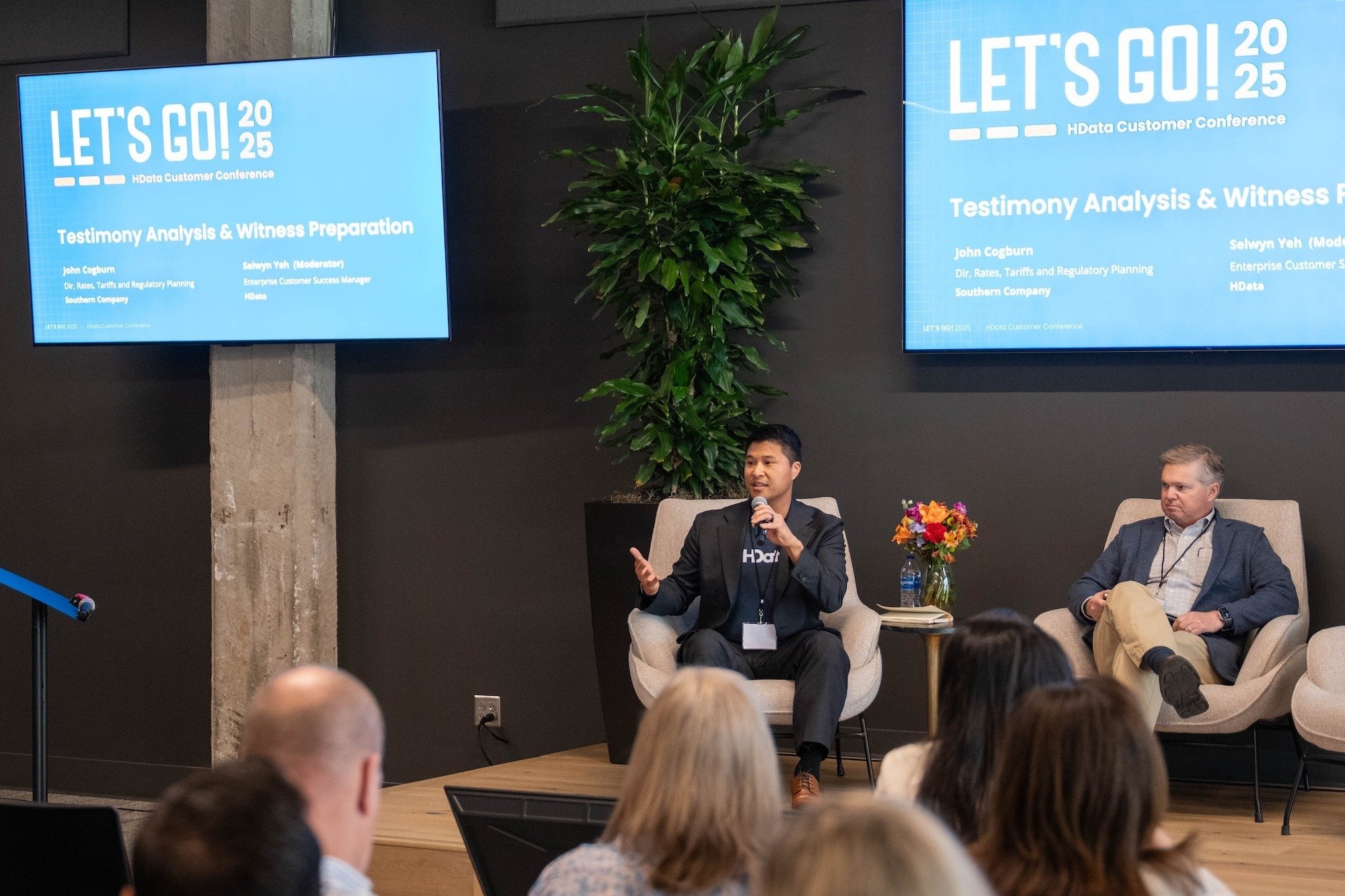 Panelists presenting