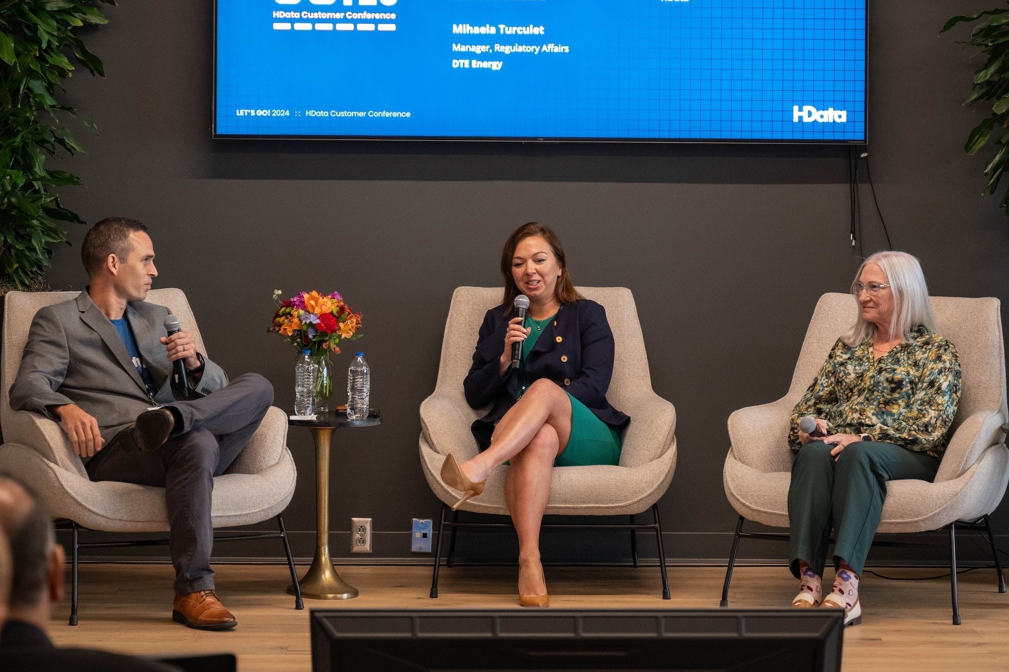 Panelists presenting